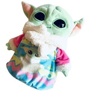 STAR WARS Grogu The Child 9.5” Plush Baby Yoda - MANDALORIAN Easter Egg Robe